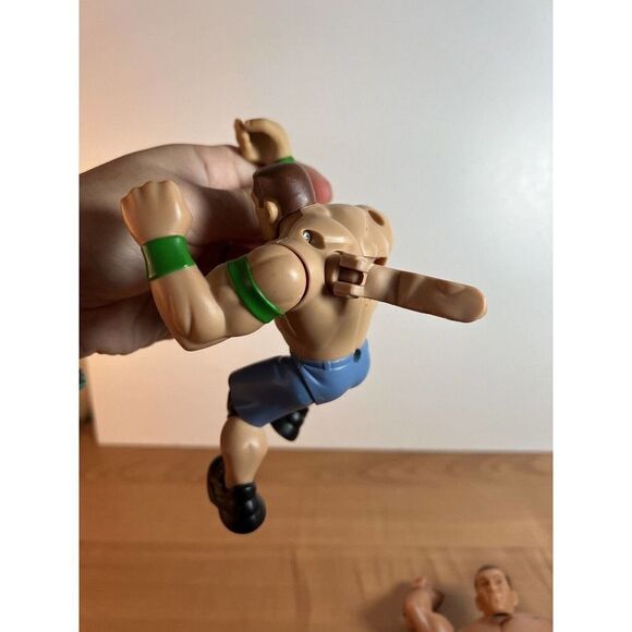 2 WWE Power Slammers John Cena And Randy Ortin - Picture 8 of 16